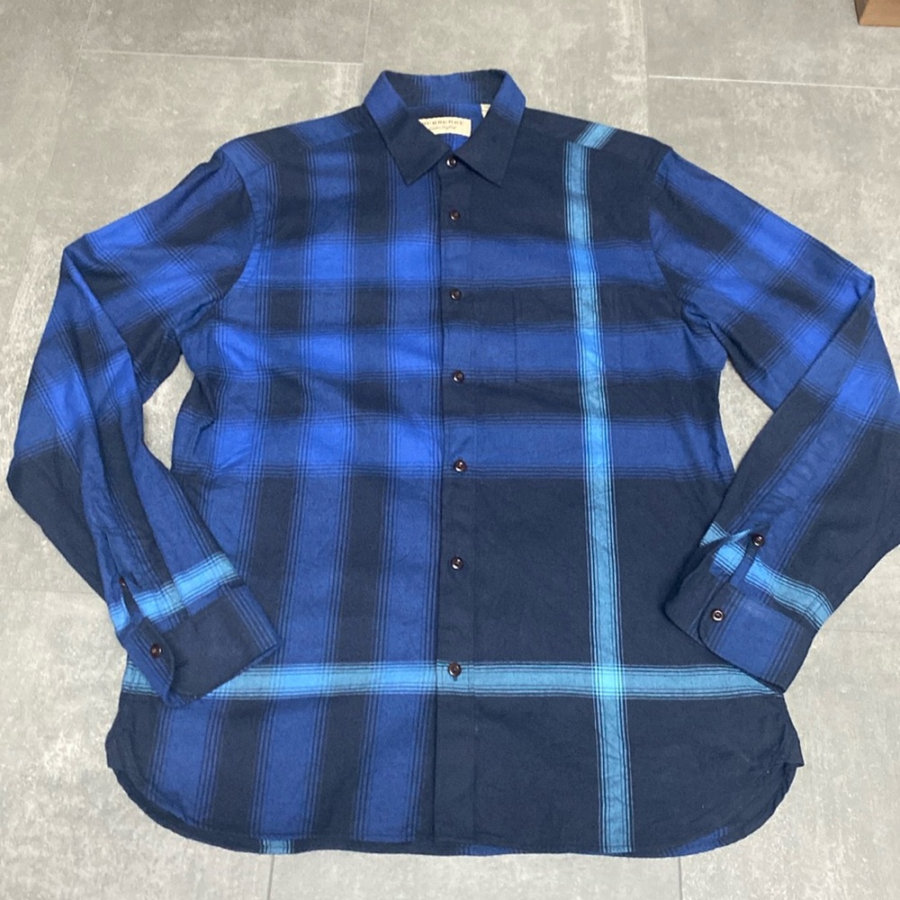 Like New Authentic Burberry Button Down Shirt - image 1